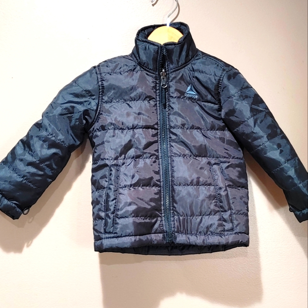 Kid's Reebok black puffer jacket